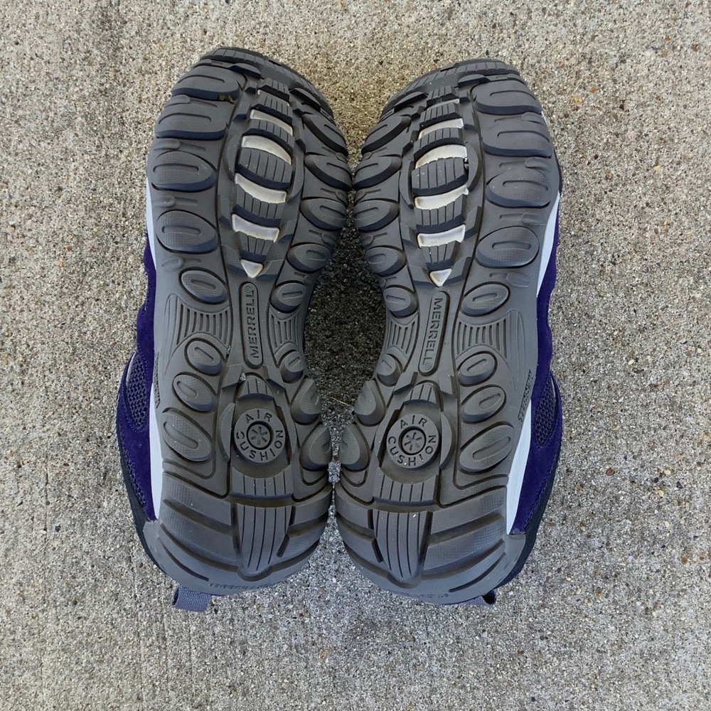 Merrell Alverstone Womens Hiking Shoes Purple Suede Mesh Low Top J037616‎ 9.5 - Picture 14 of 16